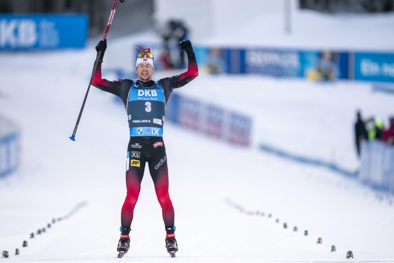 Sturla Holm Laegreid Wird Sieger Im Wm Massenstart Auf Der Pokljuka Dale Belegt Rang 2 Vor Fillon Maillet Biathlon News Eu